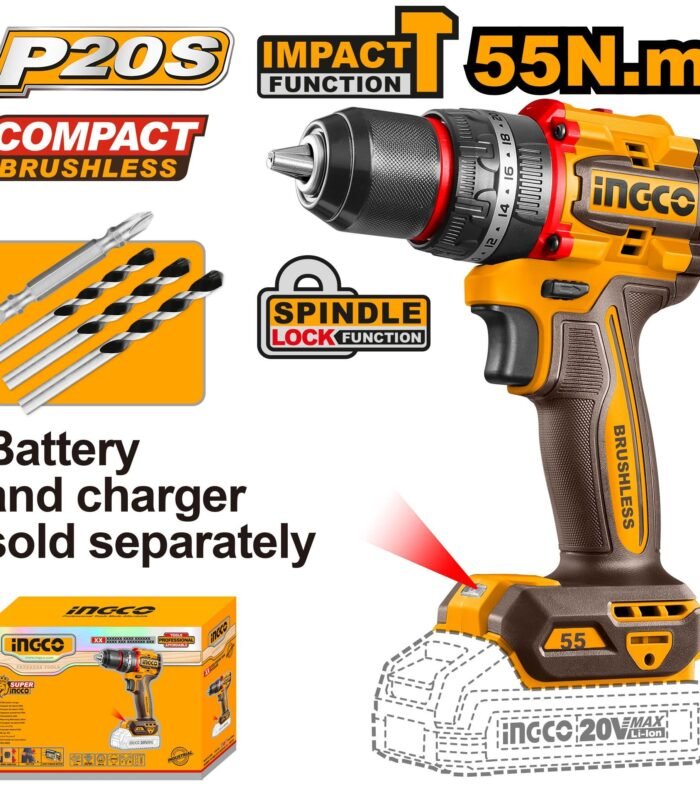 Compact Brushless Cordless Impact Drill